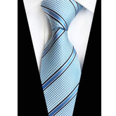 Gravata Masculina com Design Floral e Geométrico